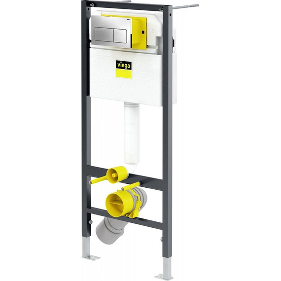 Инсталляция для подвесного унитаза Viega Prevista Dry 792824 (кнопка Life 5) - фото 