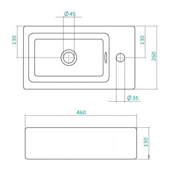 Тумба подвесная с раковиной Акватон Эклипс 46М см 1A1728K1EK49L, эбони - фото 7