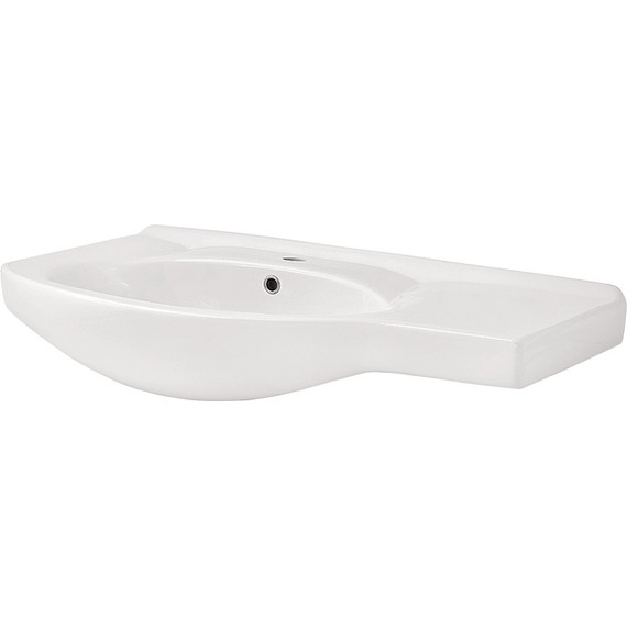 Тумба подвесная с раковиной Акватон Инди 80 см 1A1884K0ND010, белый - фото 6