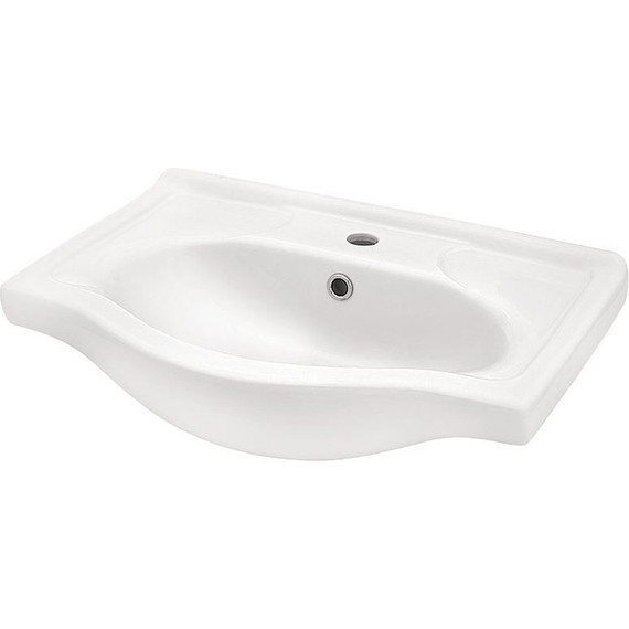 Тумба напольная с раковиной Акватон ФИДЖИ 60 см 1A1796K0FG010, белый - фото 7