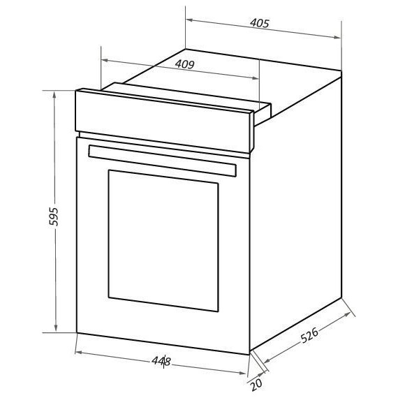 Электрический духовой шкаф Maunfeld EOEC516W - фото 2