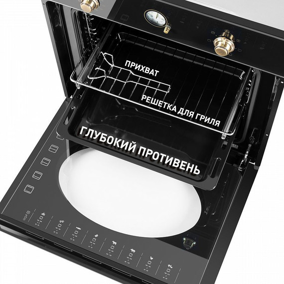 Электрический духовой шкаф Maunfeld EOEFG.566RBG.RT - фото 2