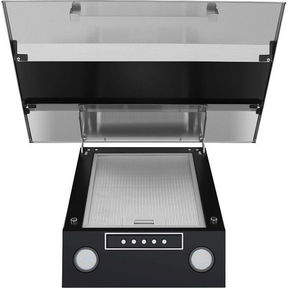 Вытяжка Maunfeld Bridge 60, нержавеющая сталь (чёрное стекло) - фото 3