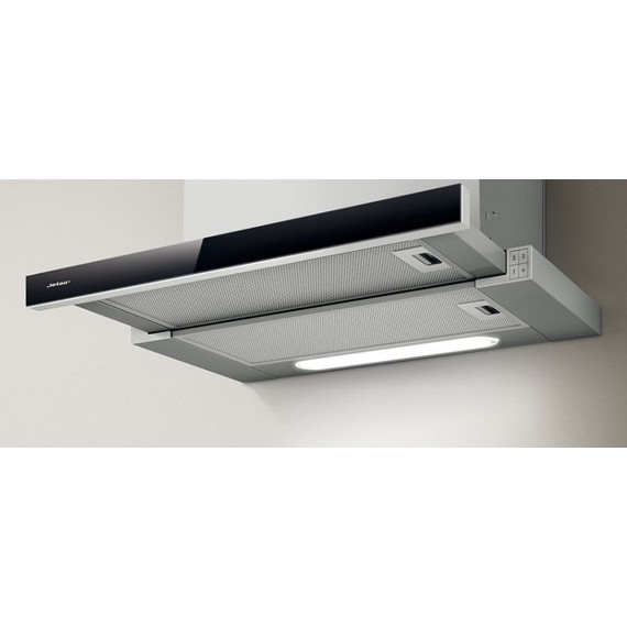 Вытяжка Jet Air Betta 60/GR/BK GL (чёрное стекло) - фото 2