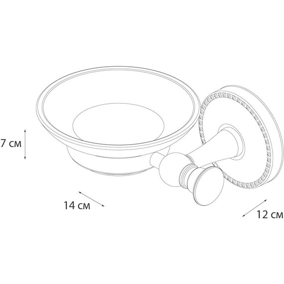Мыльница Fixsen Adele FX-55008 - фото 3