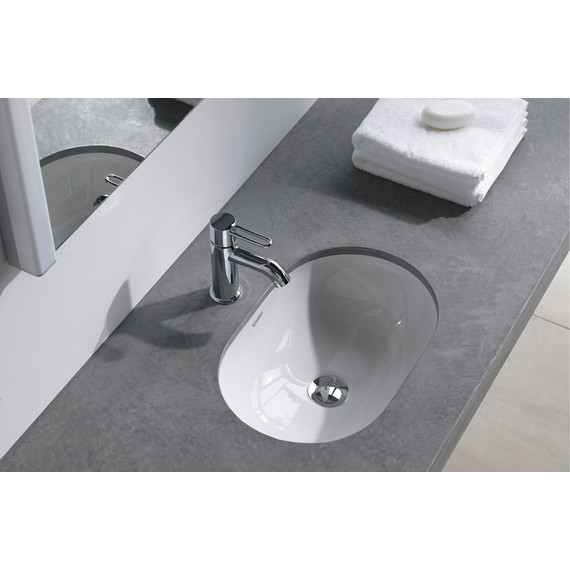 Раковина врезная под столешницу Duravit D-Code 49 см 0338490000 - фото 4