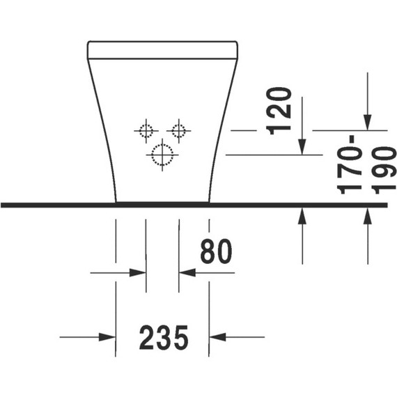 Биде напольное Duravit Durastyle 2283100000 - фото 5