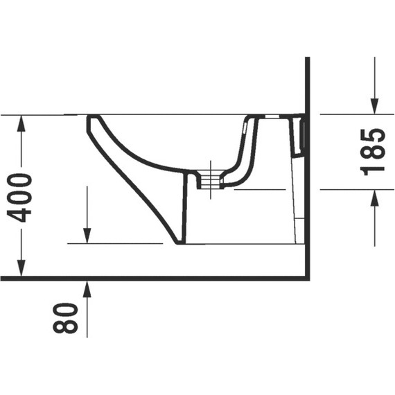 Биде подвесное Duravit Durastyle 2282150000 - фото 5