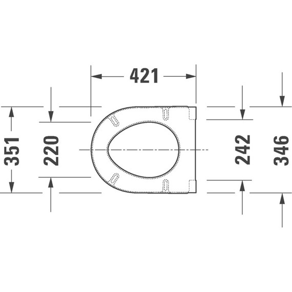 Сиденье с крышкой для унитаза Duravit Starck 3 SoftClose микролифт 0063890000 - фото 3