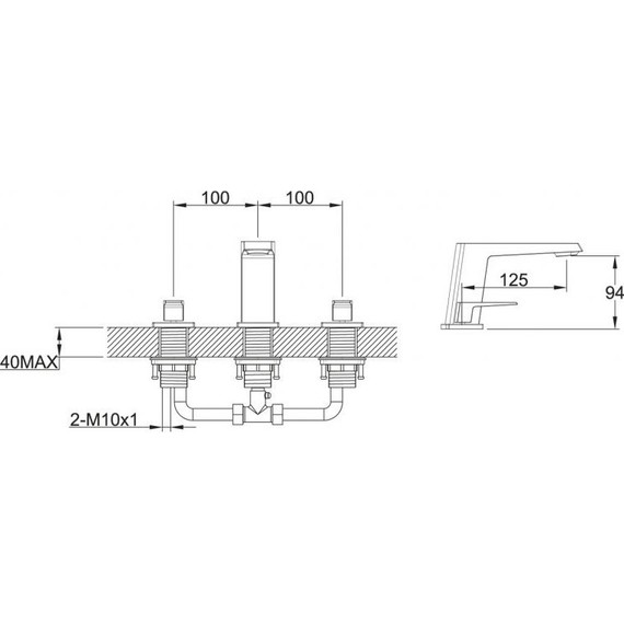 Смеситель для раковины BelBagno Arlie ARL-LTF-CRM - фото 2