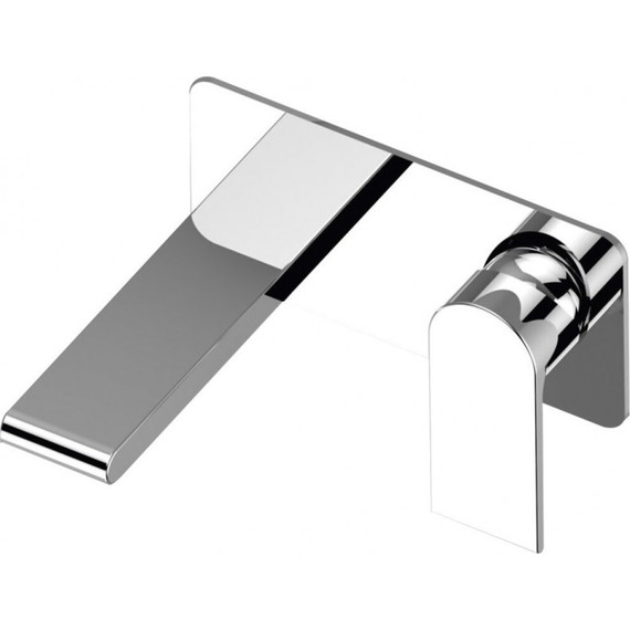 Смеситель для раковины настенный BelBagno Nova NOV-BLVM-IN, сатин, Цвет производителя: сатин - фото 