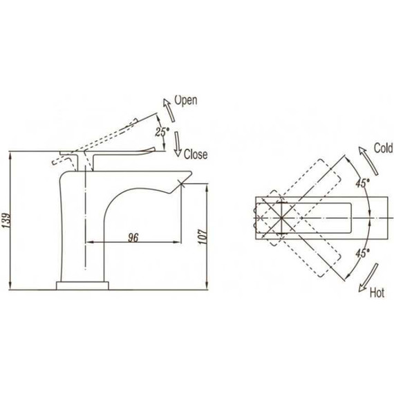 Смеситель для раковины BelBagno Ticino TIC-LVM-CRM - фото 2