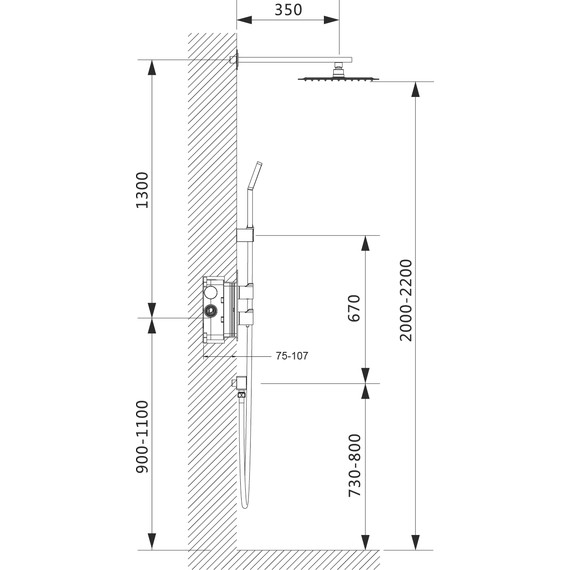 Душевая система для душа с термостатом Timo Petruma SX-5159/00SM - фото 8