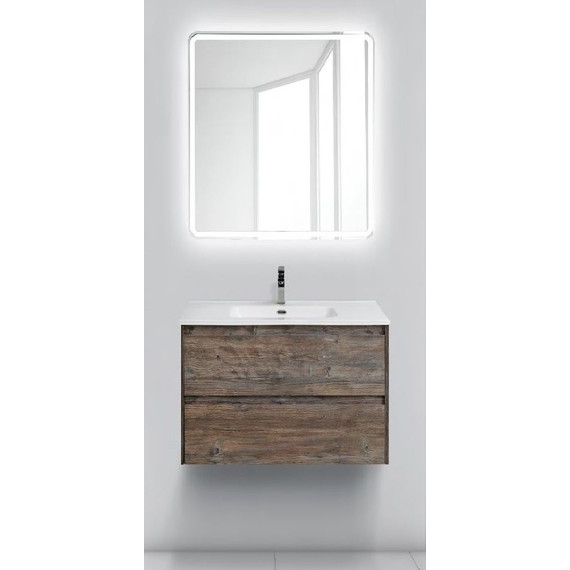 Тумба подвесная с раковиной BelBagno KRAFT 39-700/390-2C-SO-PP 70 см, Pino Pasadena - фото 2