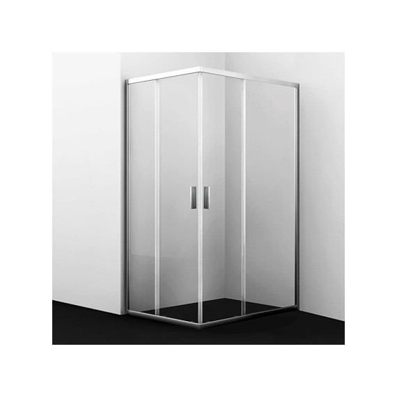 Душевое ограждение WasserKraft Lippe 120х90 см 45S07, хром/прозрачное - фото 