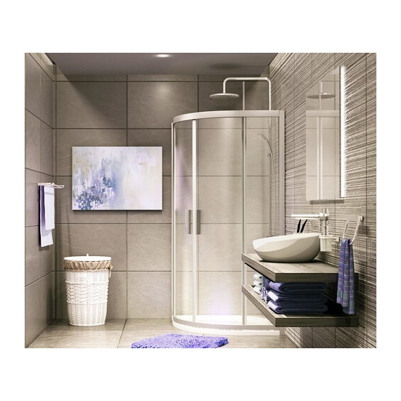 Душевое ограждение WasserKraft Lippe 90х90 см 45S01, хром/прозрачное - фото 4