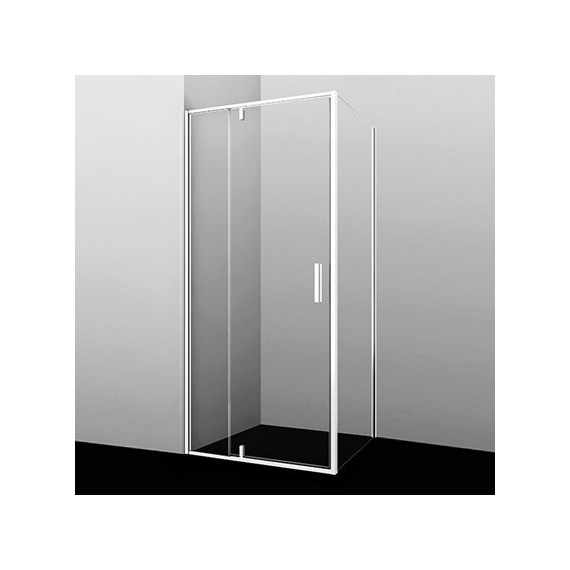 Душевое ограждение WasserKraft Neime 90х90 см 19P03, белый/прозрачное - фото 
