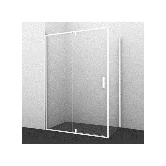 Душевое ограждение WasserKraft Neime 120х90 см 19P07, белый/прозрачное - фото 
