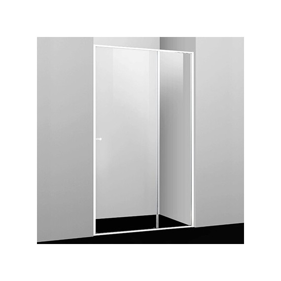 Душевая дверь WasserKraft Rhin 100 см 44S12, белый/прозрачное - фото 