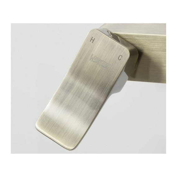 Смеситель для ванны WasserKraft Exter 1601, светлая бронза - фото 5