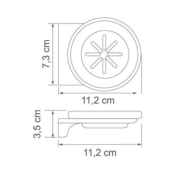 Мыльница WasserKraft Kammel K-8329WHITE, белый - фото 4