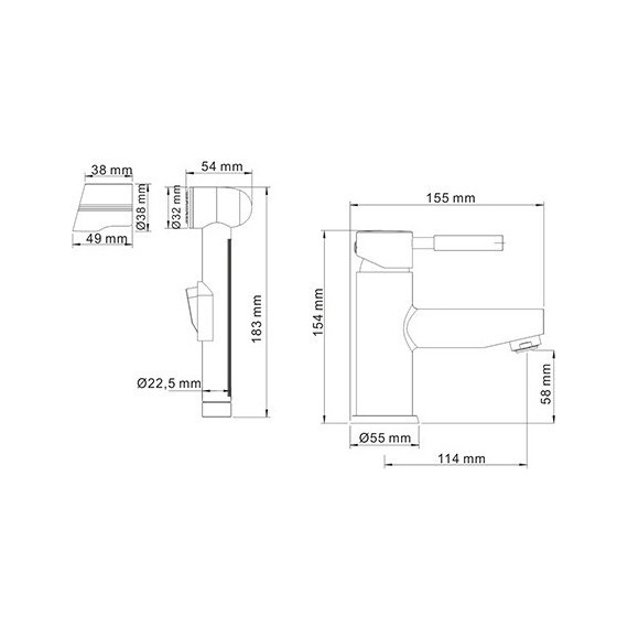 Смеситель для раковины WasserKraft Main 4108 - фото 6