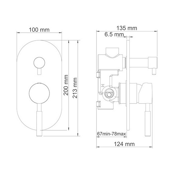 Смеситель для ванны WasserKraft Main 4141 - фото 4