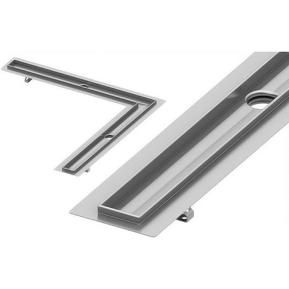 Трап угловой TECEdrainline 90х90 см 610900, нержавеющая сталь (под плитку) - фото 2