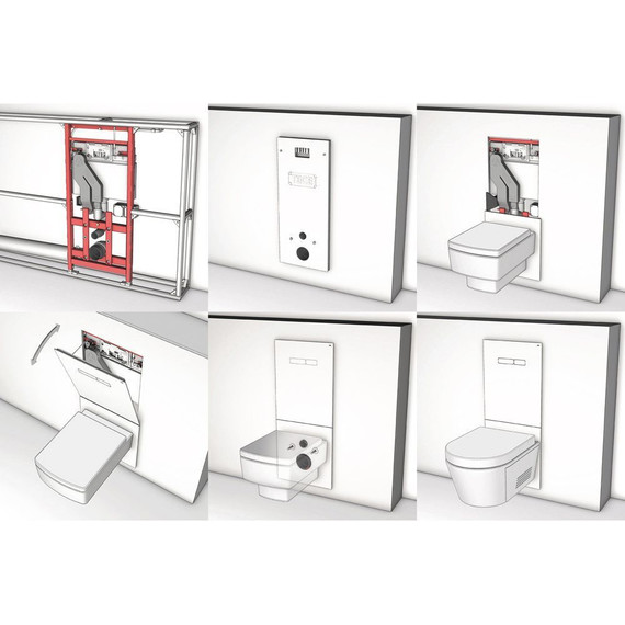 Нижняя панель TECElux 9650102, стекло белое - фото 4