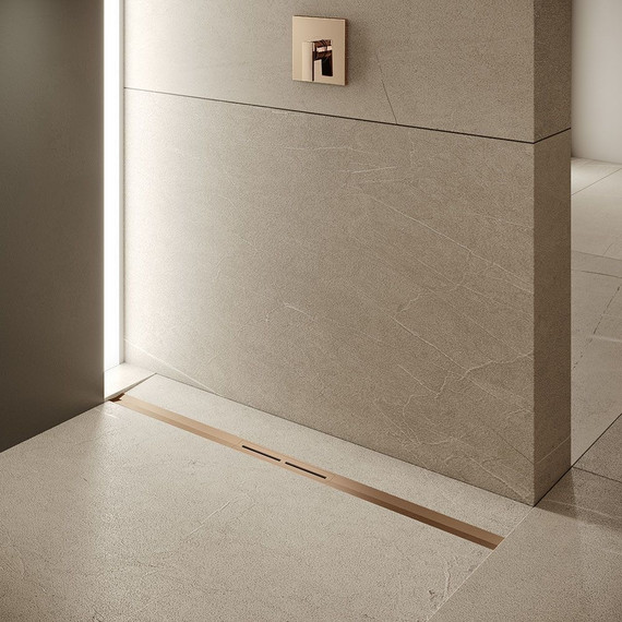 Трап TECEdrainprofile 90 см 670903, нержавеющая сталь, сатин/красный/позолоченный, Цвет производителя: красный, сатин, позолоченный, Размер трапа: 900 - фото 3