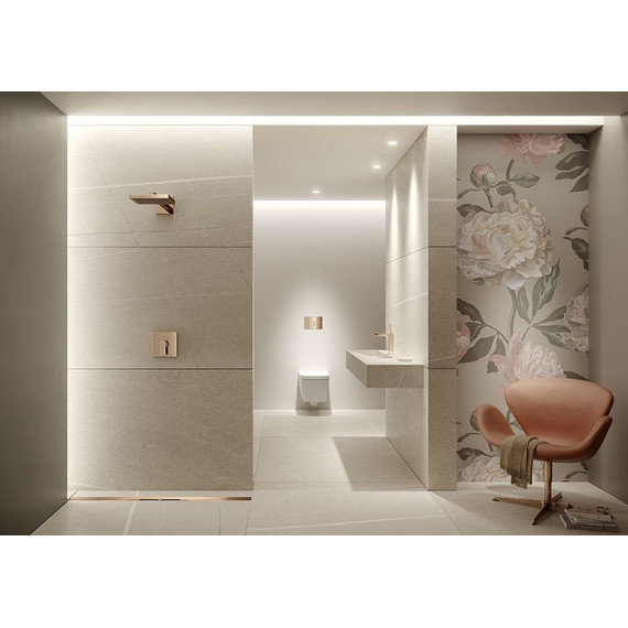 Трап TECEdrainprofile 100 см 671013, нержавеющая сталь, глянец/красный/позолоченный, Цвет производителя: красный, глянец, позолоченный, Размер трапа: 1000 - фото 3