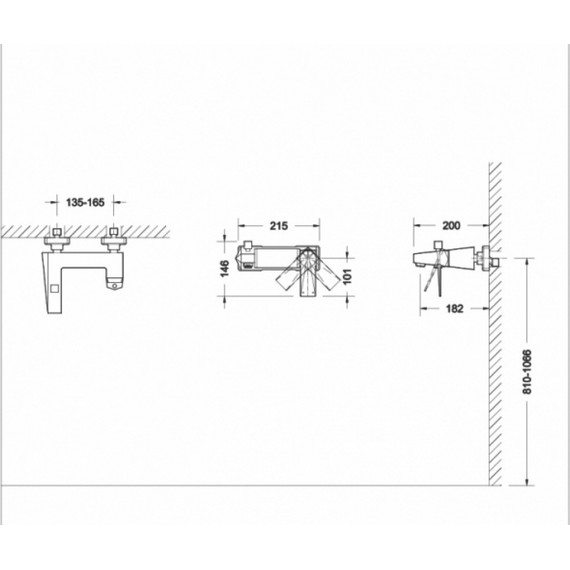 Смеситель для ванны Bravat Iceberg F676110G-01, золото, Цвет производителя: золото - фото 3