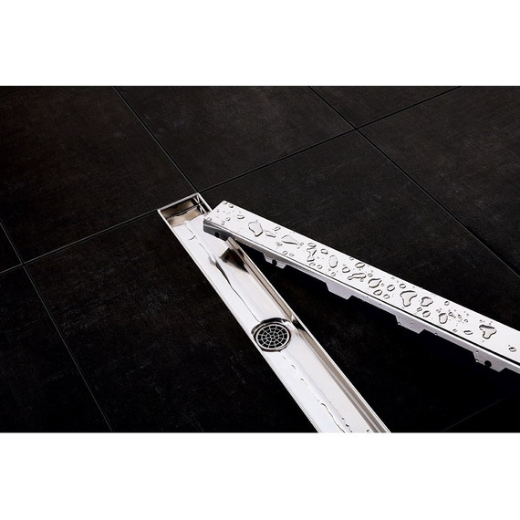 Решетка TECEdrainline “steel II” для трапа 80 см 600882, нержавеющая сталь, хром глянцевый - фото 5