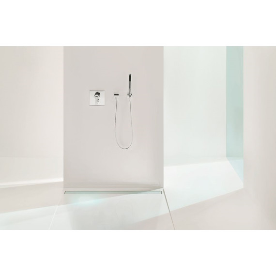 Решетка TECEdrainline для трапа 100 см 601091, стекло, белый - фото 2