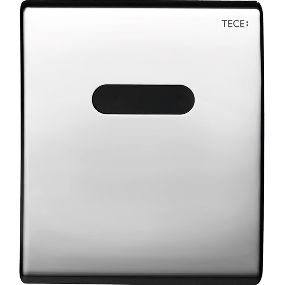 Кнопка смыва с инфракрасным датчиком TECEplanus Urinal 6 V-Batterie 9242351, металлическая, хром глянцевый - фото 