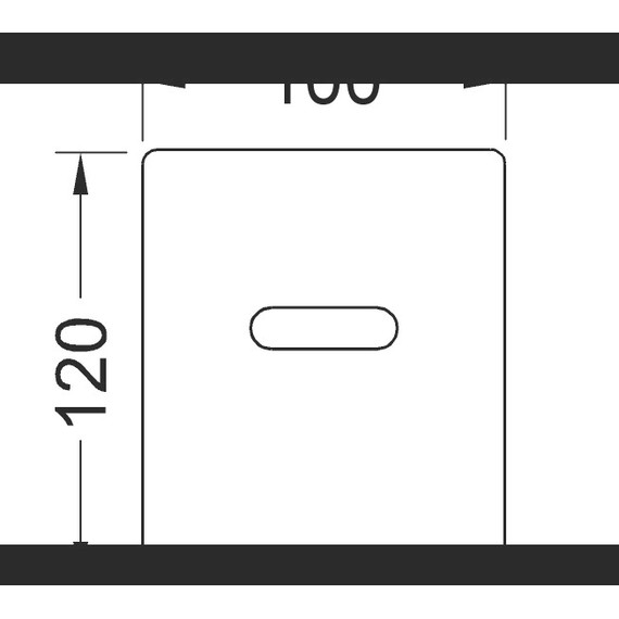 Кнопка смыва с инфракрасным датчиком TECEplanus Urinal 230/12 В 9242355, металлическая, белый матовый - фото 2
