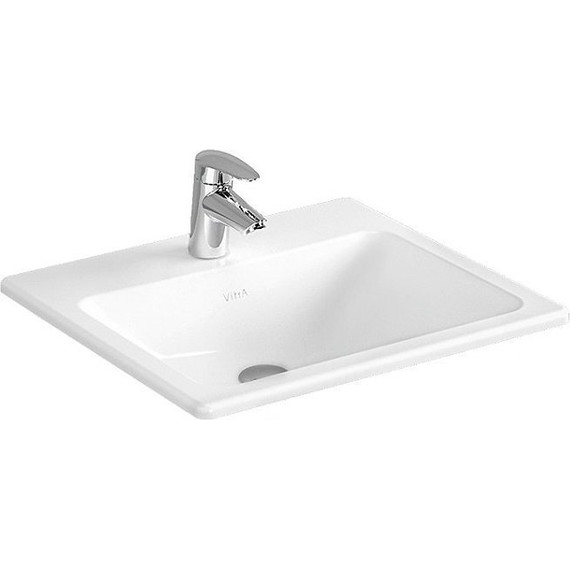 Раковина врезная на столешницу Vitra S20 55 см 5465B003-0001 - фото 