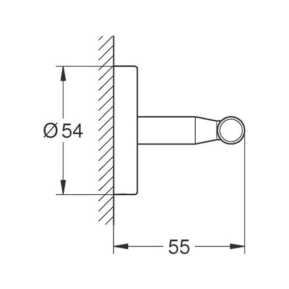 Двойной крючок Grohe BauCosmopolitan 40461001 - фото 2