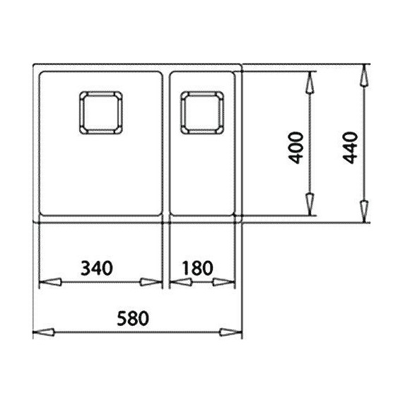 Кухонная мойка Teka Maestro Flexlinea RS15 2B 580 115030010, нержавеющая сталь - фото 3