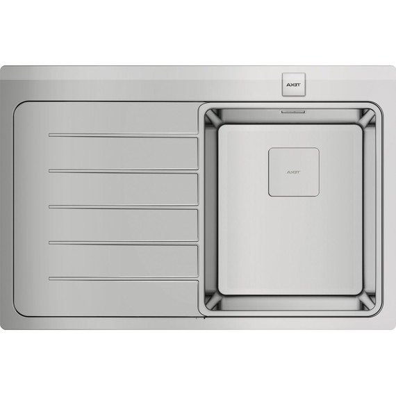 Кухонная мойка Teka Maestro Zenit RS15 1B 1D L 78 115100009, нержавеющая сталь - фото 