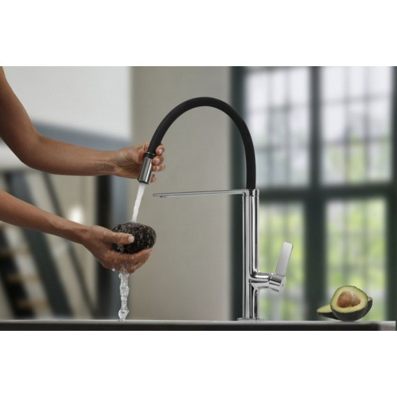 Смеситель для кухни Teka FO 997 62997020FN чёрный - фото 2