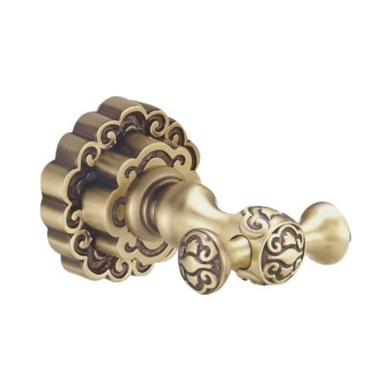 Двойной крючок Bronze de luxe Windsor K25205, цвет бронза - фото 