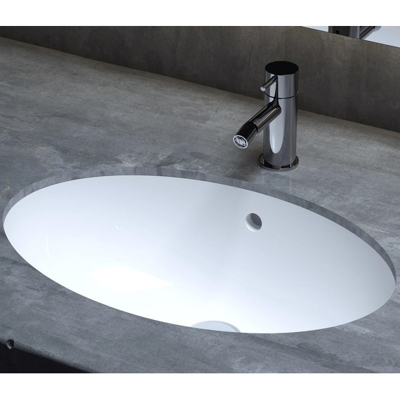 Раковина врезная под столешницу Salini Marea 12 56 см 1101109M (S-Sense) матовая - фото 2