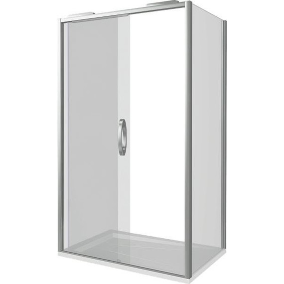 Душевое ограждение Bas Antares WTW+SP C-CH 110х90 см (стекло 8 мм) хром/прозрачное - фото 3