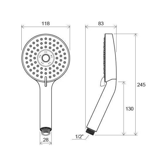 Ручной душ Ravak X07P009 - фото 5
