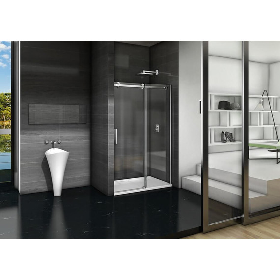 Душевая дверь Bas Galaxy WTW-160-C-CH 160 см хром/прозрачное - фото 4