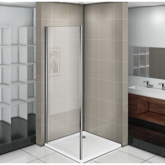 Боковая стенка Bas Infinity SP-70-C-CH 70 см хром/прозрачное - фото 