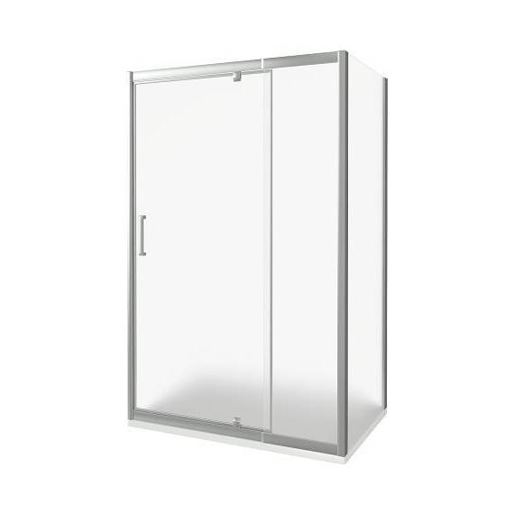 Душевое ограждение Bas Orion WTW-PD+SP G-CH 140х80 см хром/матовое - фото 
