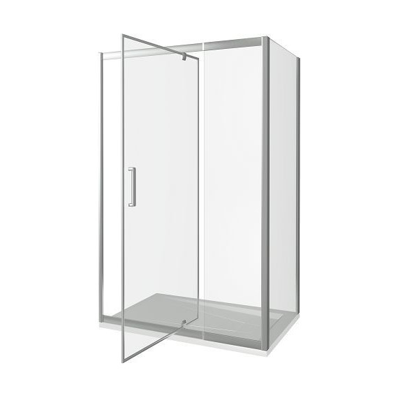 Душевое ограждение Bas Orion WTW-PD+SP C-CH 90х90 см хром/прозрачное - фото 3