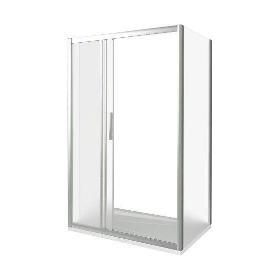 Душевое ограждение Bas Orion WTW+SP G-CH 140х90 см хром/матовое - фото 3